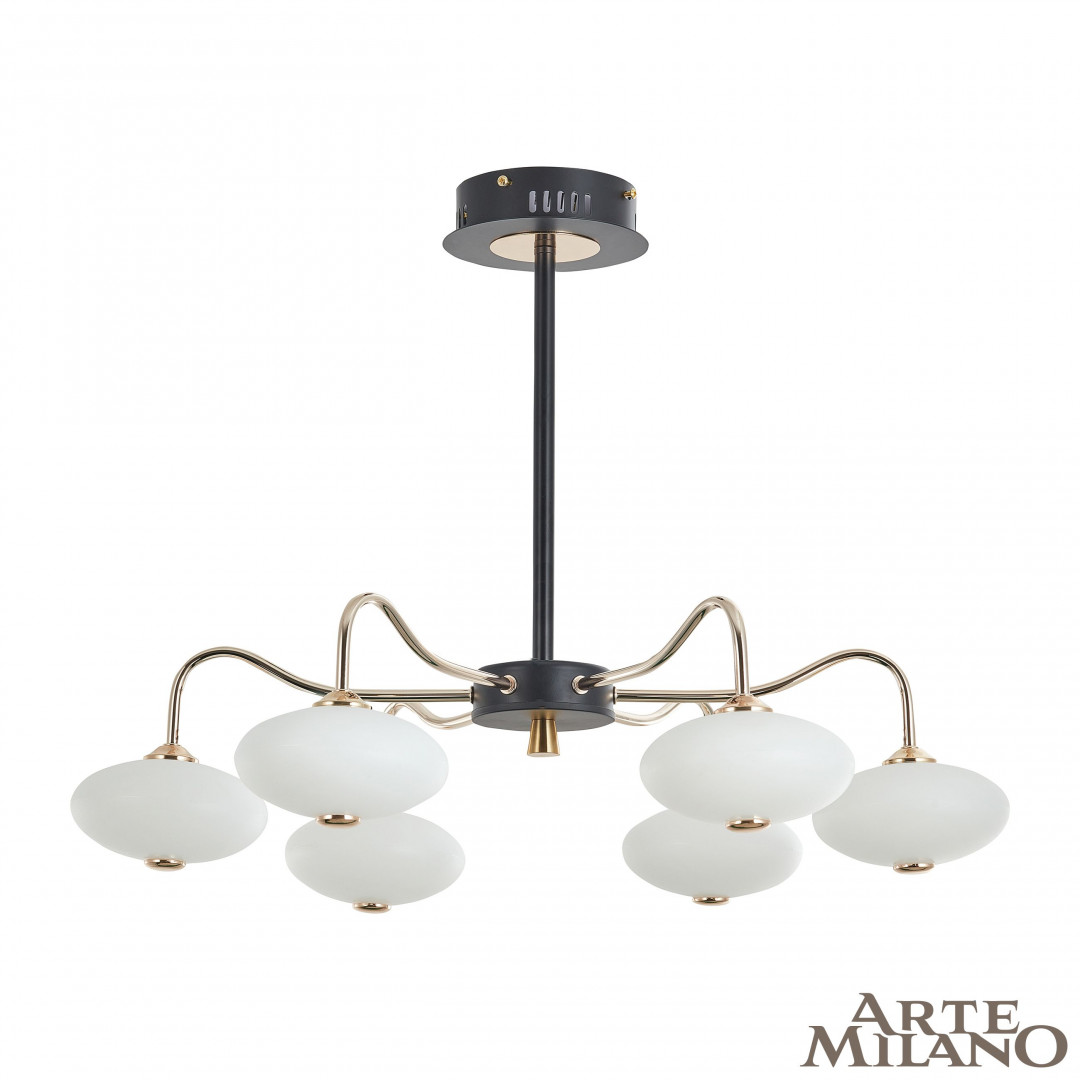 Люстра светодиодная 273908/6 BK/GD Arte Milano