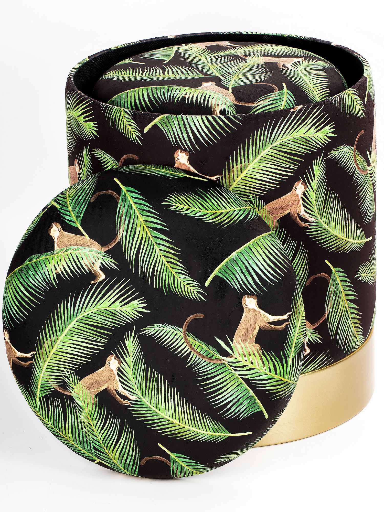 Пуфы с крышкой, набор Glasar 49-303/BM