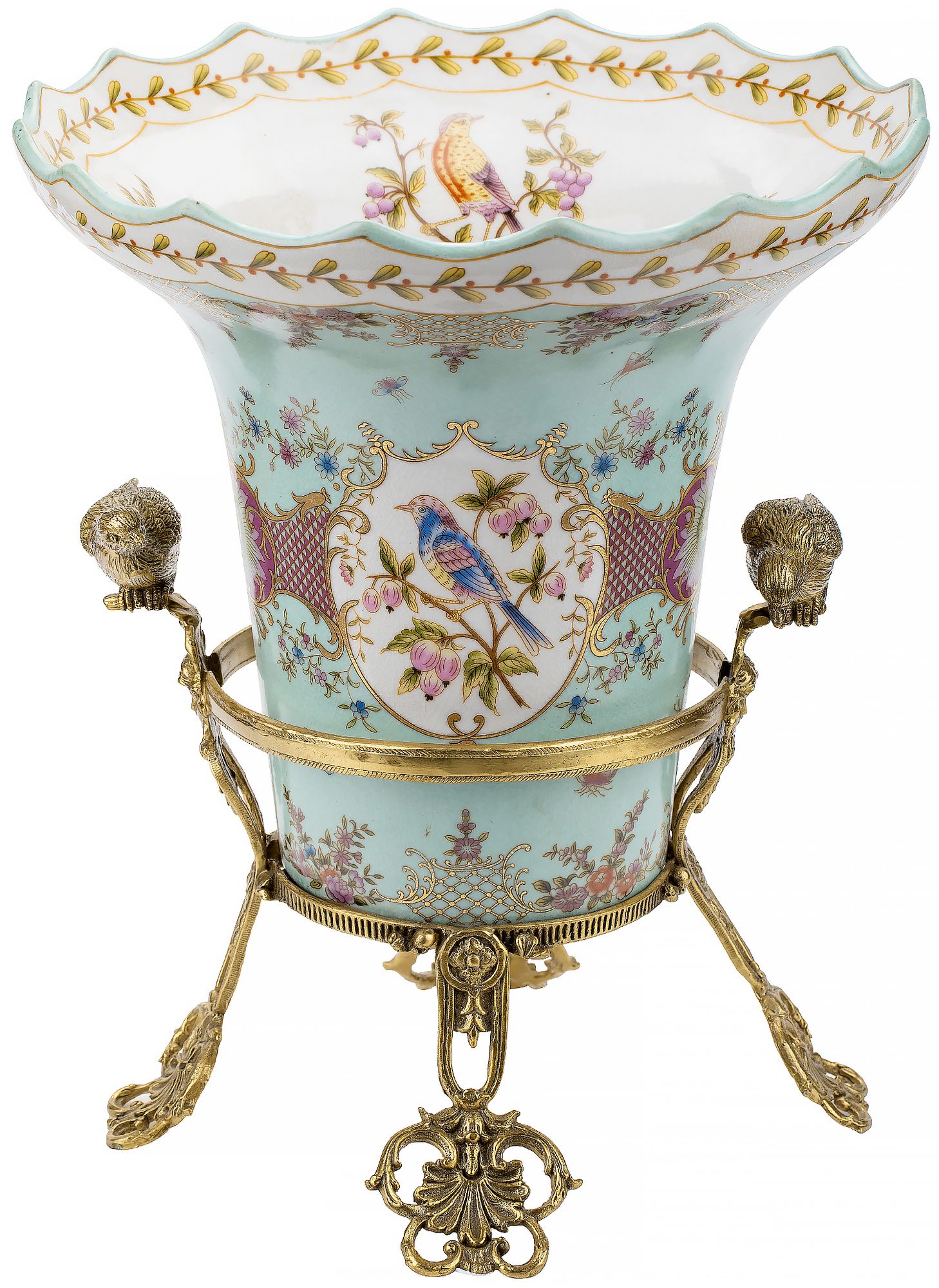 Ваза на ножках Glasar D885HC/LG3042K