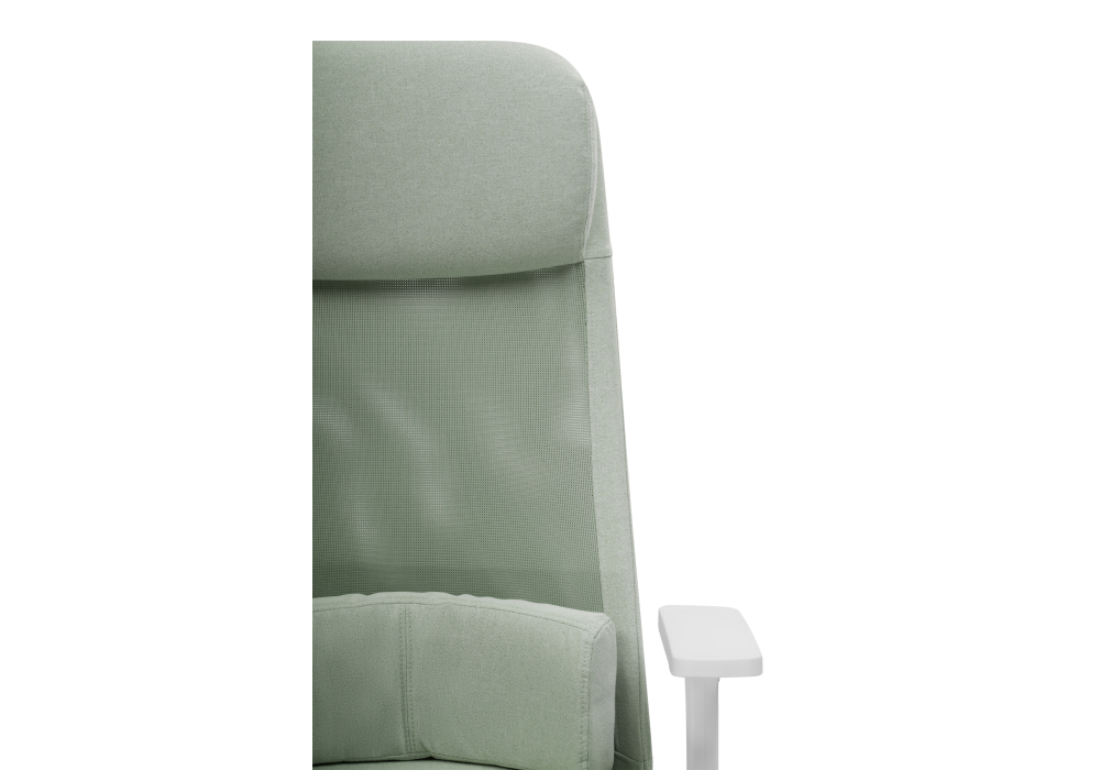 Компьютерное кресло Woodville Salta light green / white 15396