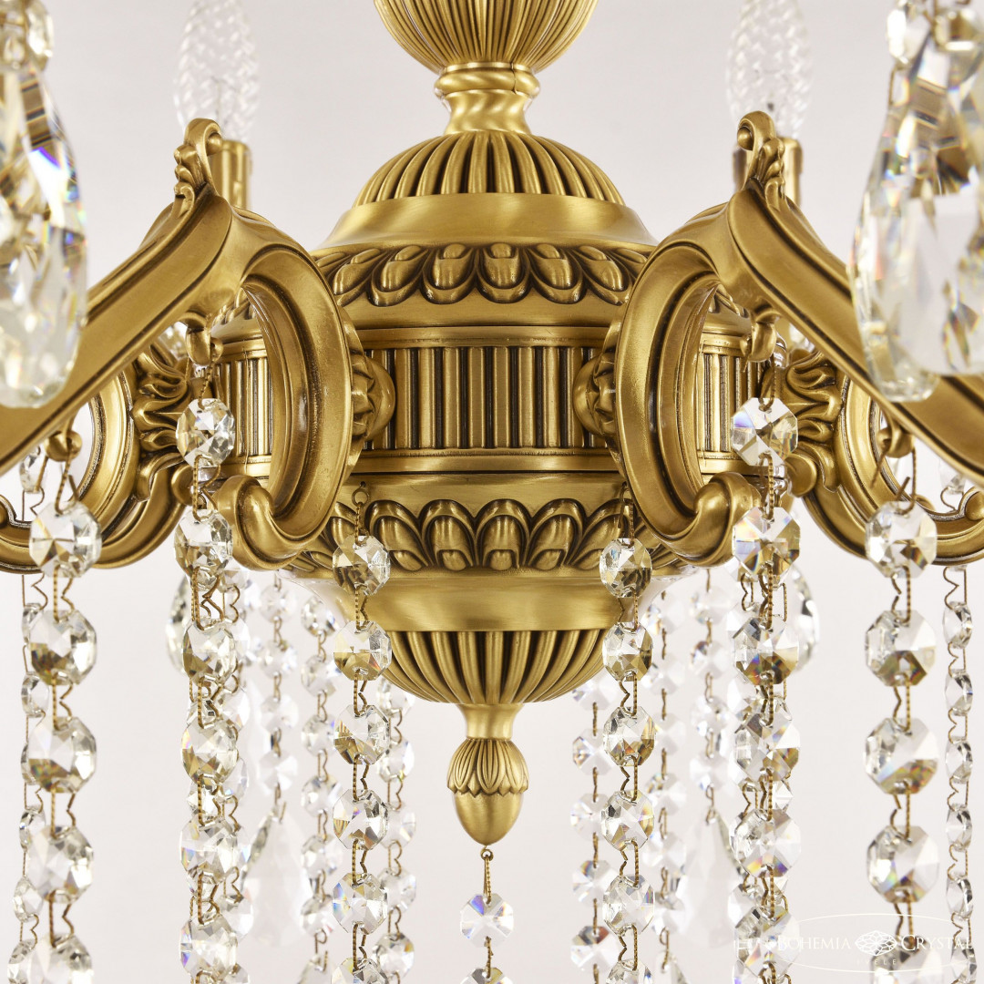 Люстра бронзовая с хрусталём 73102/8/210 B FP