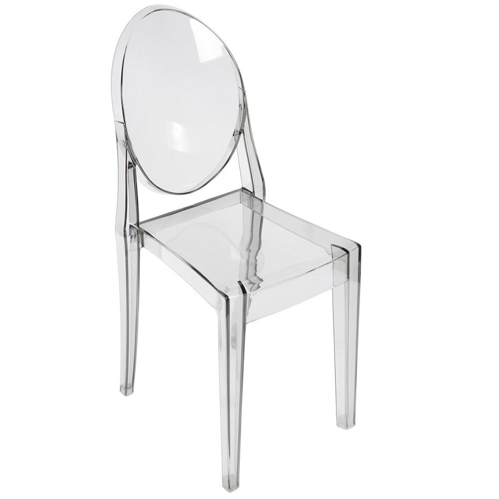 Стул Victoria Ghost прозрачный серый Bradex Home FR 0035