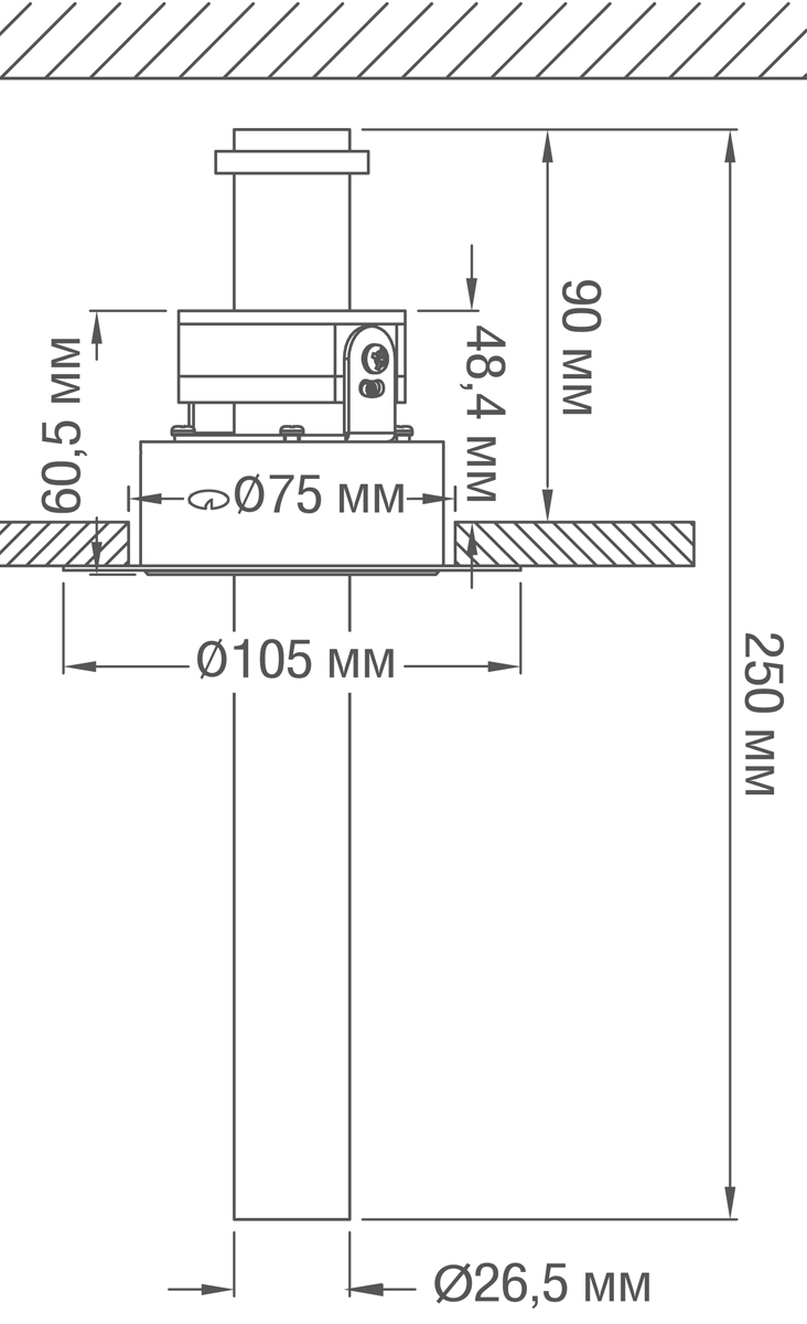 Встраиваемый светодиодный светильник Donolux DL18151R9W1W