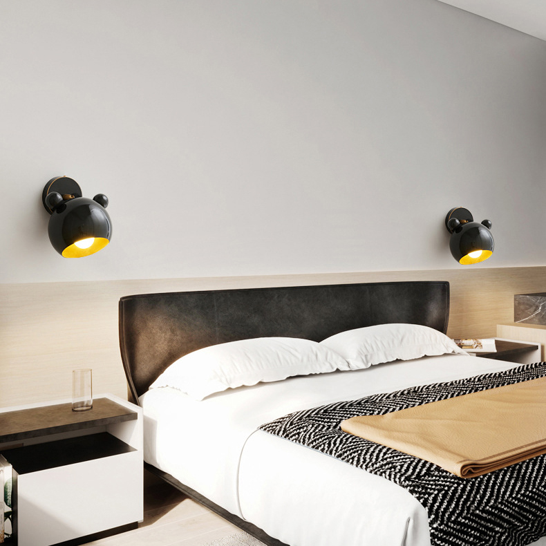 Настенный светильник BEAR W Black by ImperiumLoft