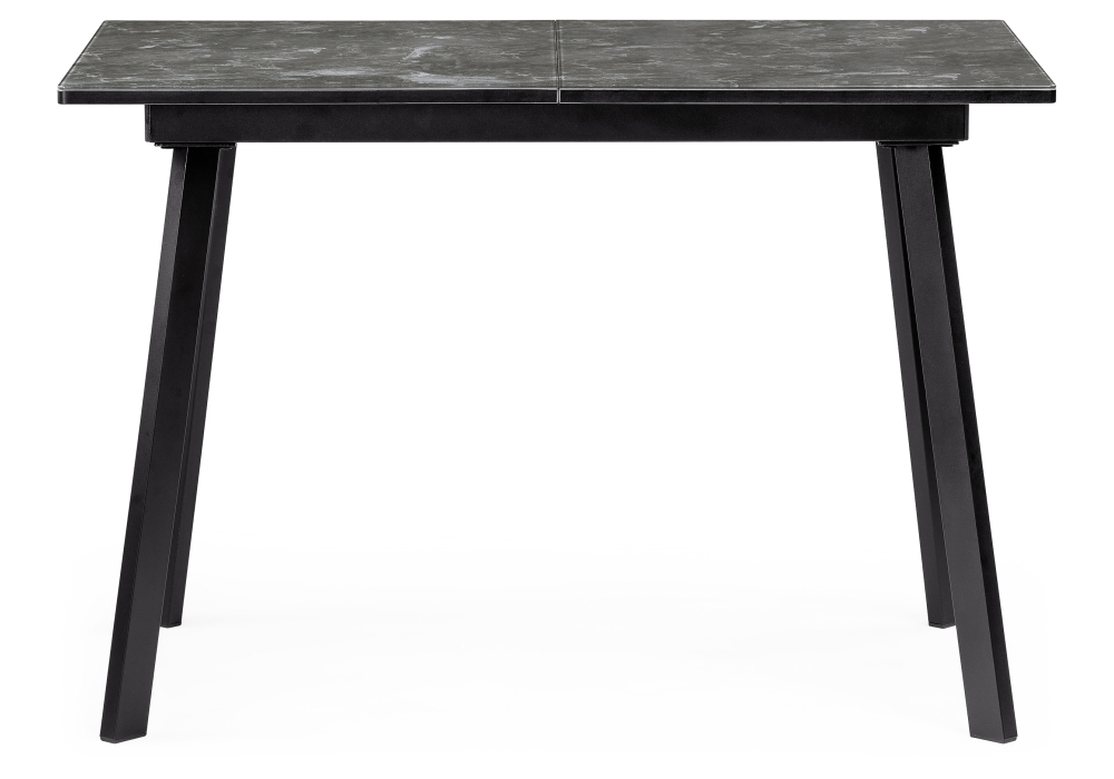 Стол стеклянный Woodville Агни 110 королевский мрамор / черный матовый 453136