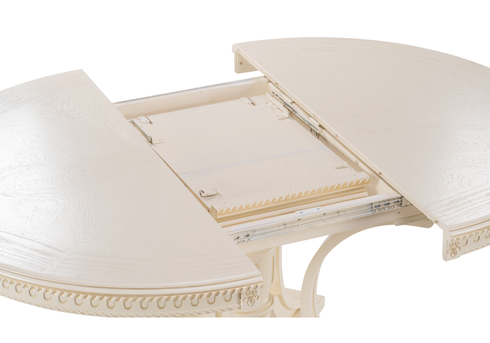 Стол деревянный Woodville Нозеан бежевый / золото 500340