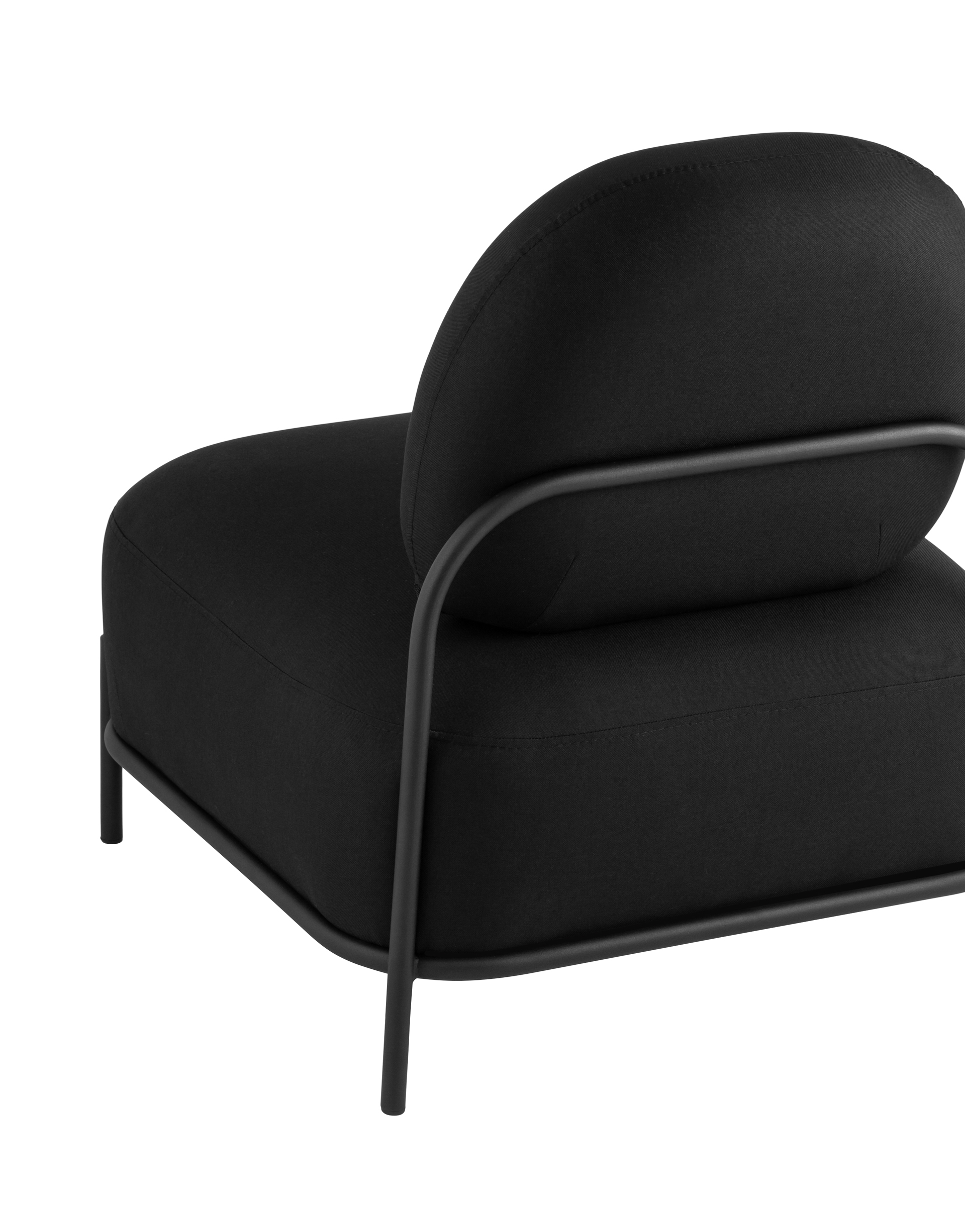 Кресло Стоун рогожка черный Stool Group