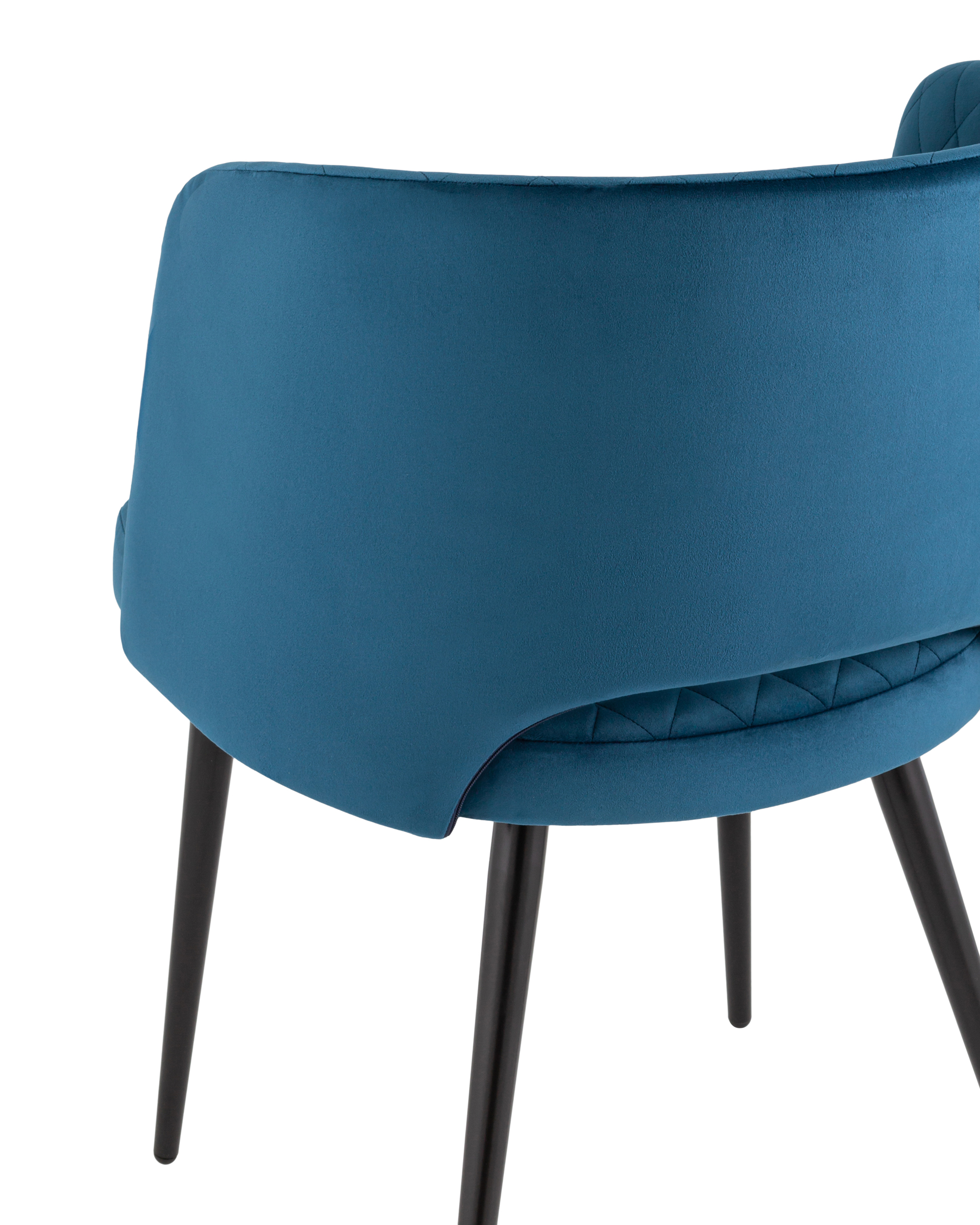 Стул-кресло Дарелл велюр синий Stool Group