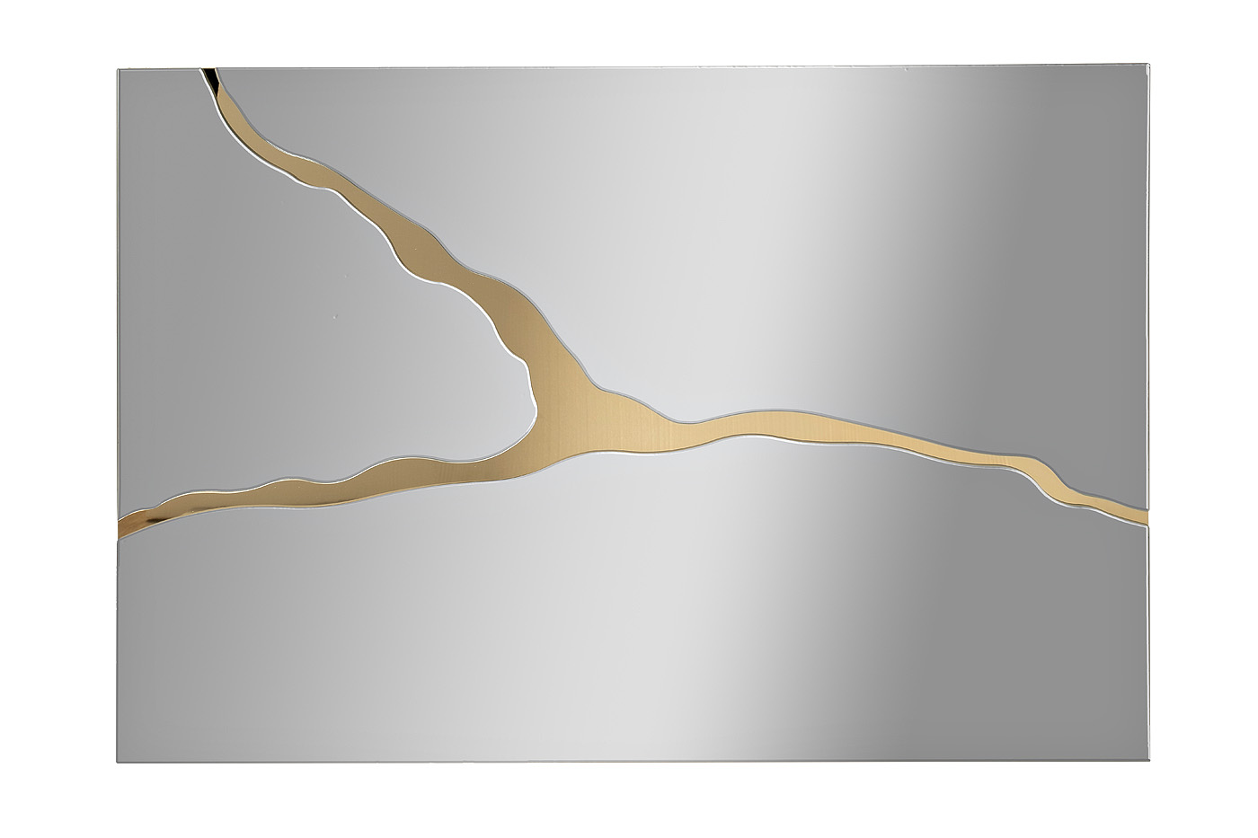 Зеркало с золотым декором Garda Decor KFG194