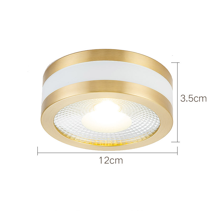 Точечный светильник MEUD D8 Black Brass 9W by ImperiumLoft