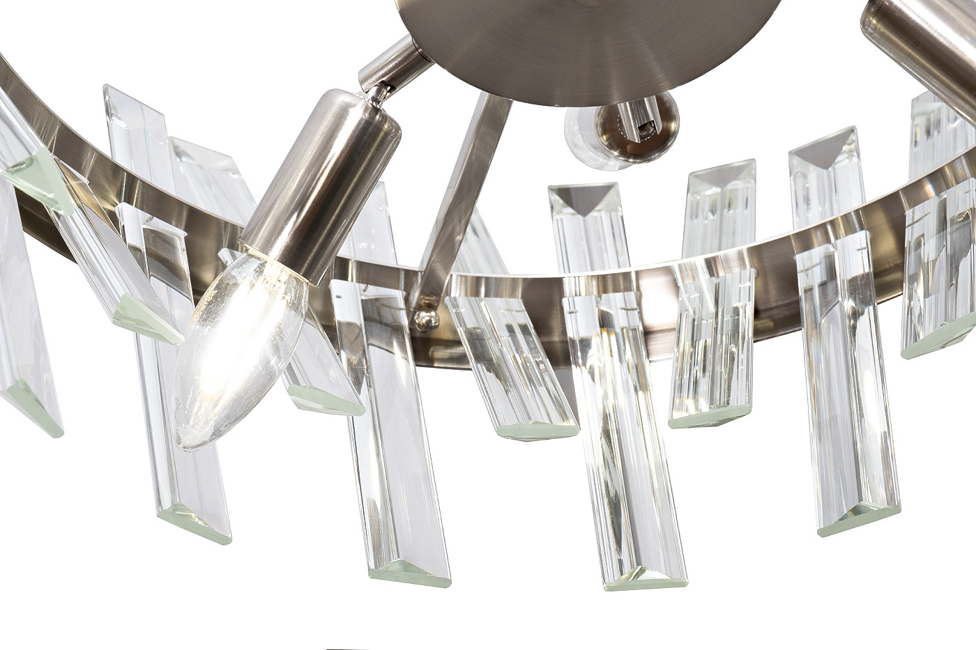 Люстра подвесная со стеклом Garda Decor 92EL-YG02120-6P