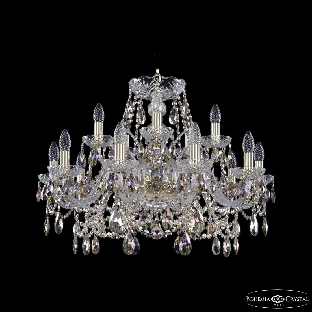 Люстра хрустальная 1411/10+5/240 G R801