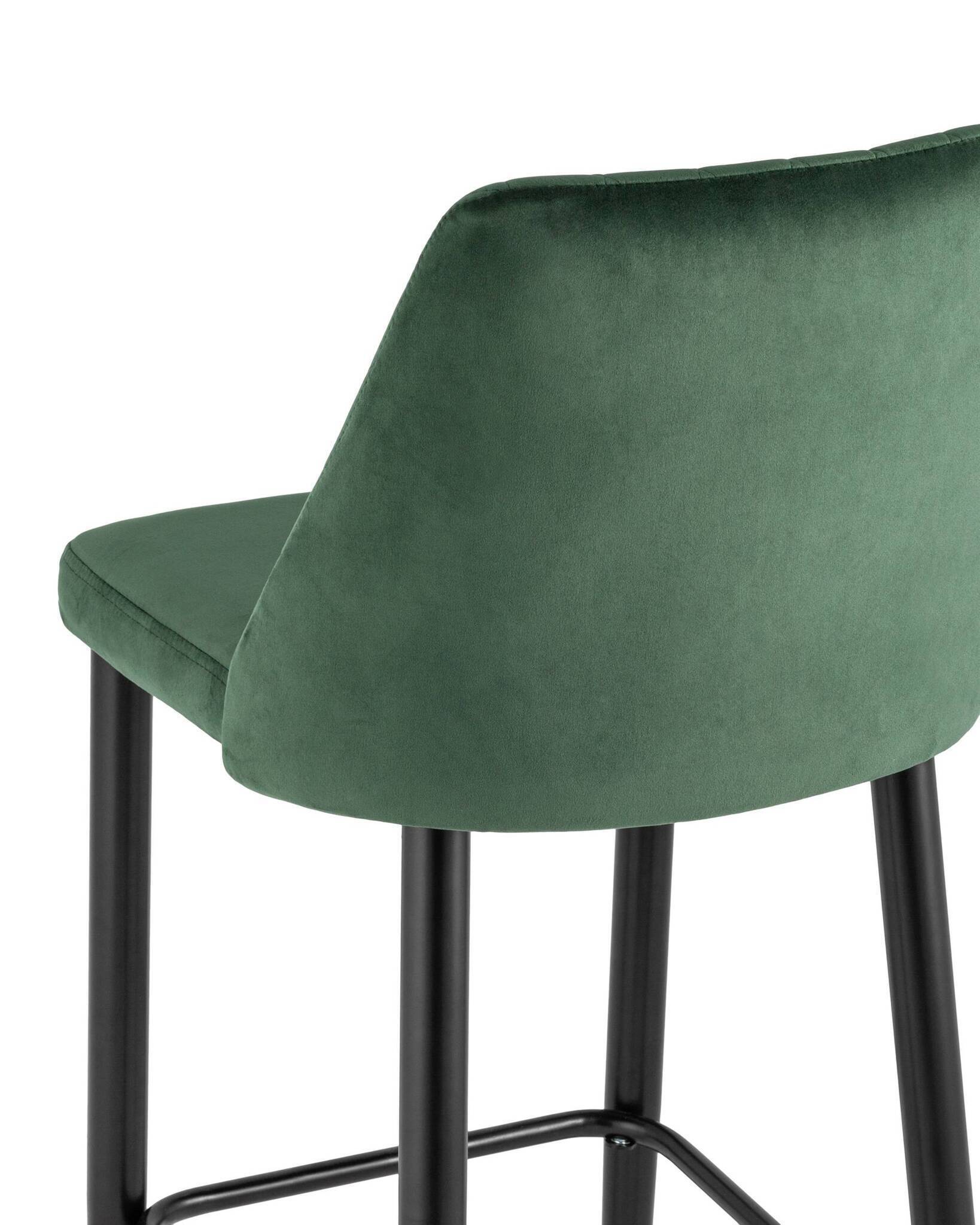 Стул барный Диего велюр зелёный Stool Group