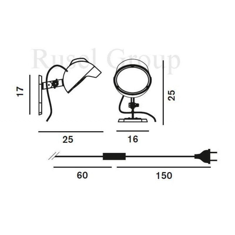 Настенный светильник Foscarini Diesel duii mini parete