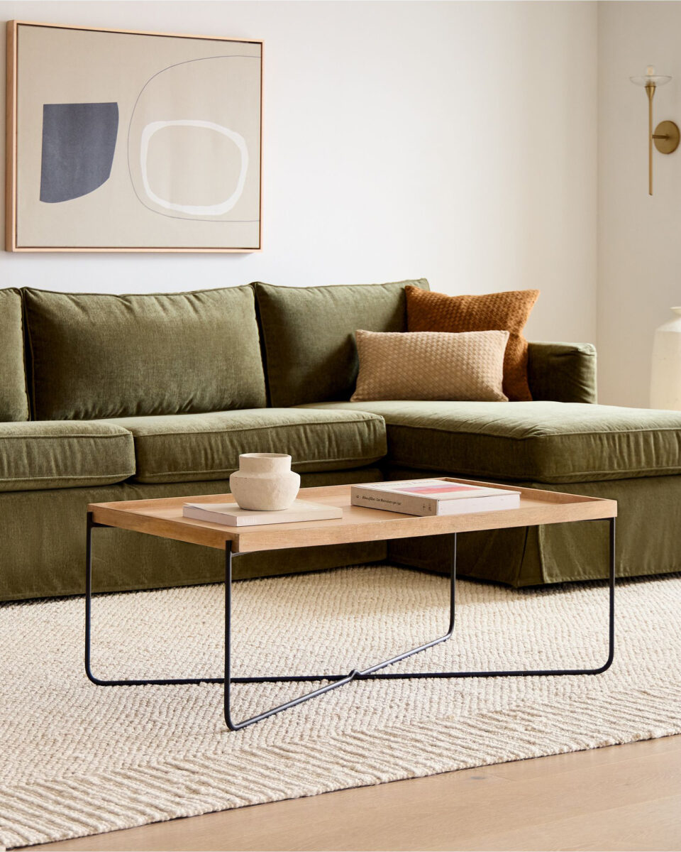 Прямоугольный журнальный стол Рентон Louvre Home LHFCT061123SH