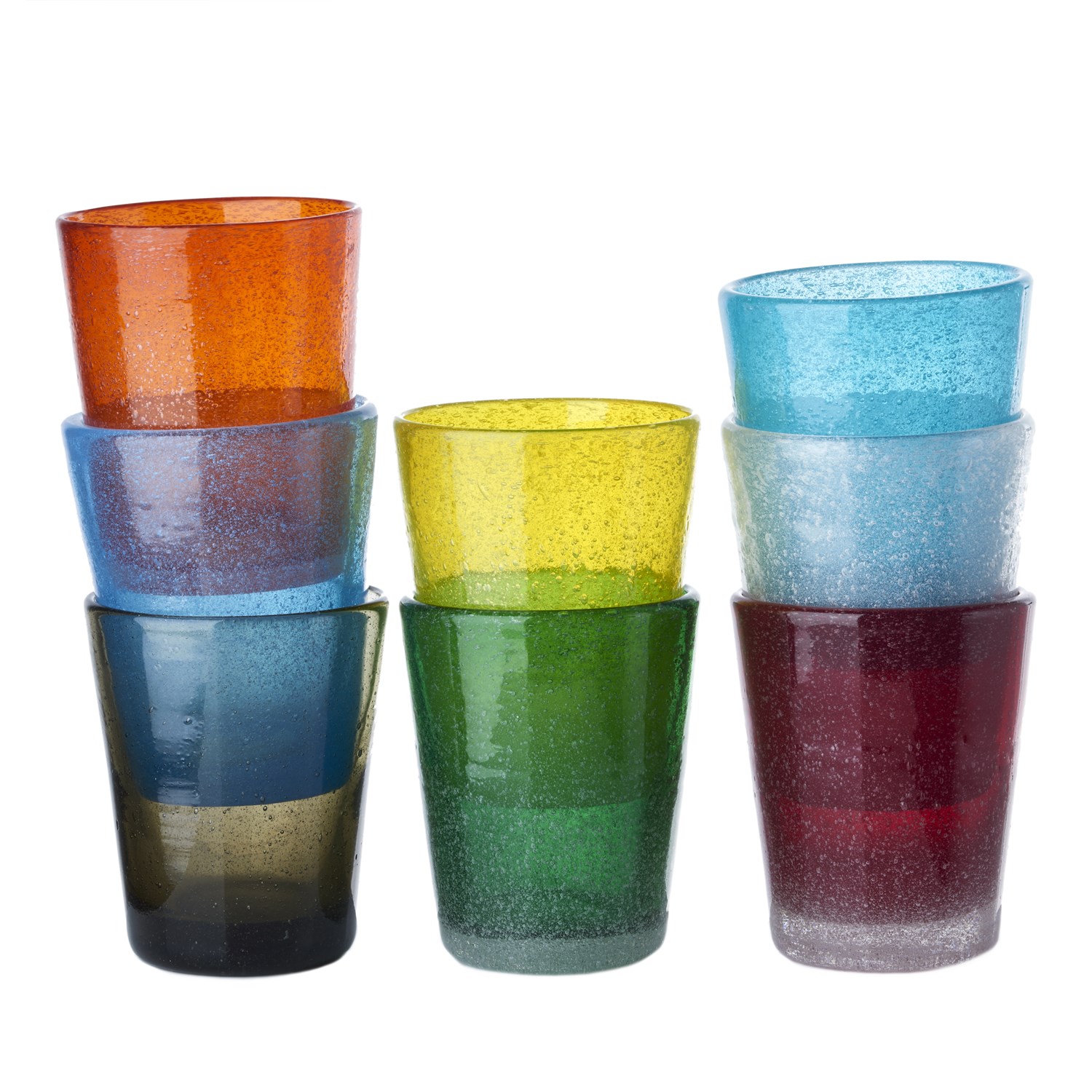 Стакан Pols Potten Glass he grey black