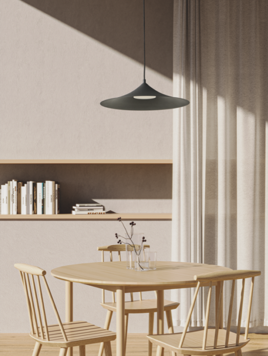 Подвесной светильник Hat C1291/S черный металл Aromas del Campo