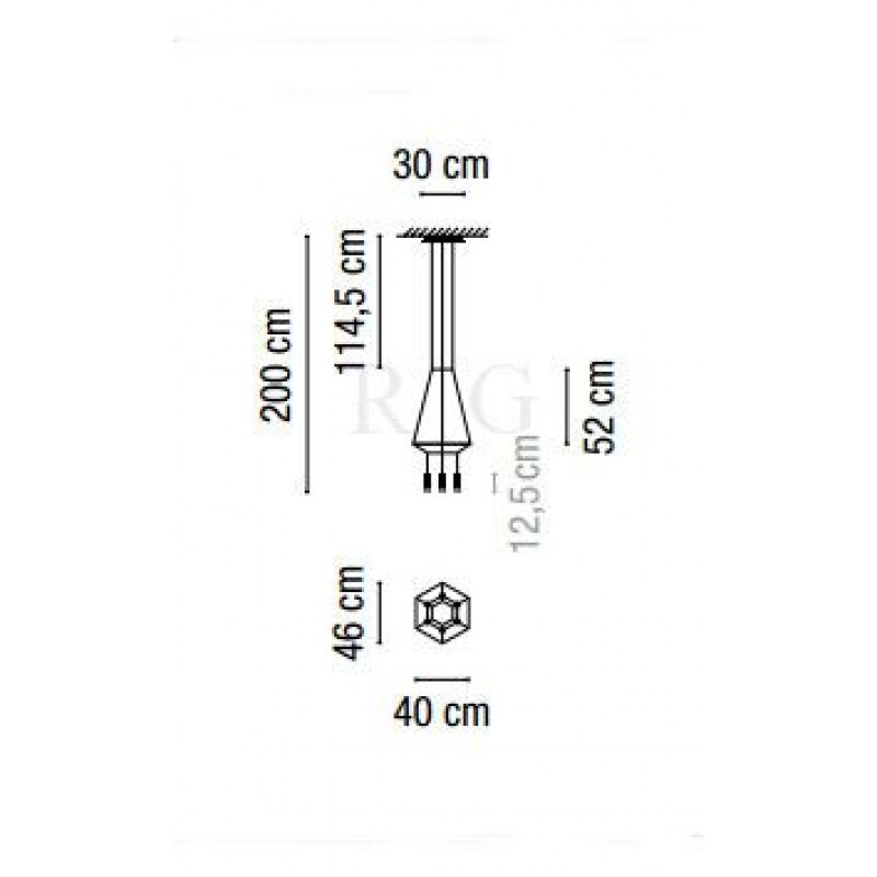 Подвесной светильник Vibia Wireflow 0308