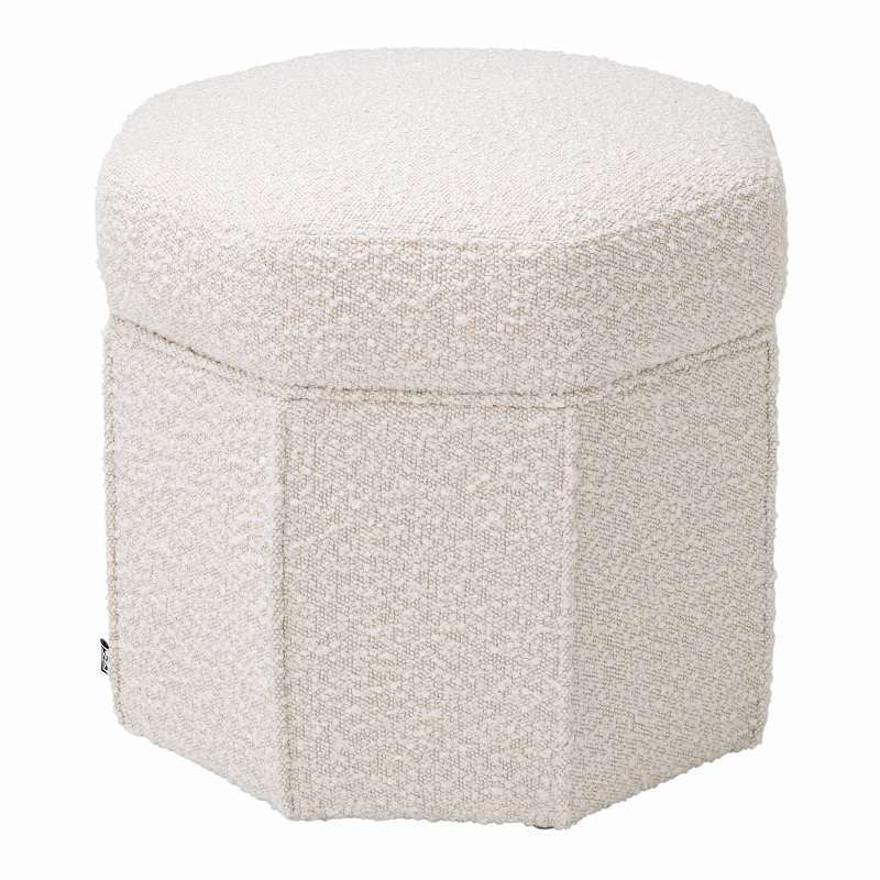 Пуф Eichholtz Bombay bouclé cream 115225