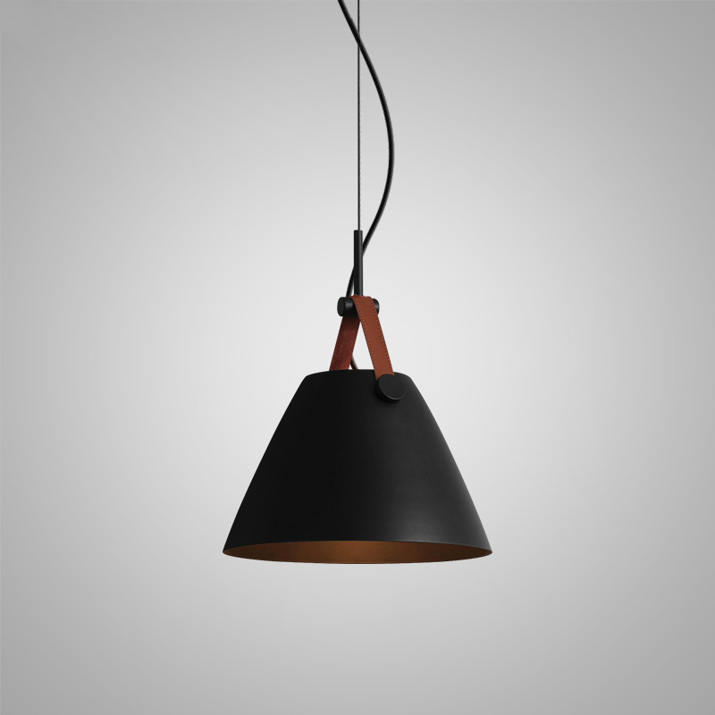 Подвесной светильник Strap A D27 Black by ImperiumLoft