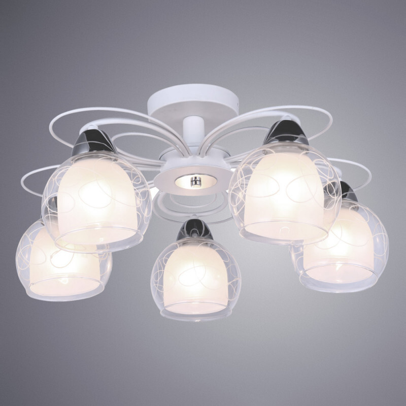 Люстра на штанге Arte Lamp A7585PL-5WH