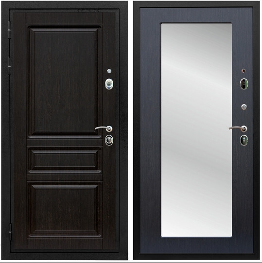 Дверь входная Graf Премиум-Н МДФ 16 мм ФЛ-243 Венге / МДФ 10 мм ФЛЗ пастораль Венге