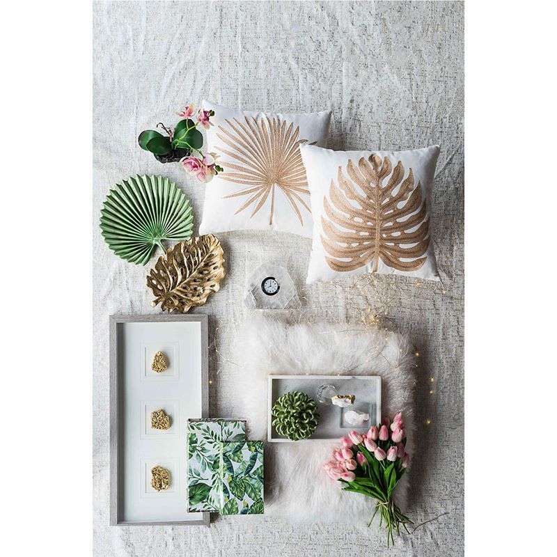 Блюдо декоративное Лист Glasar 2084