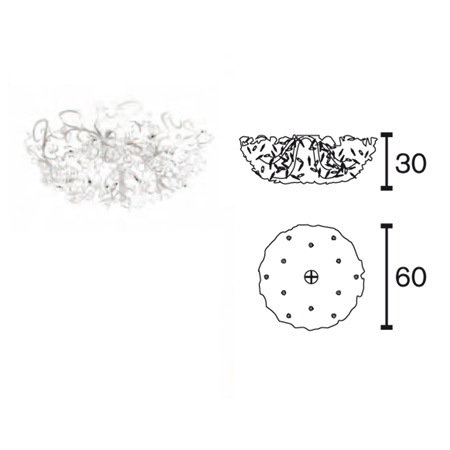 Потолочный светильник Brand Van Egmond Icy Lady 60 Nickel