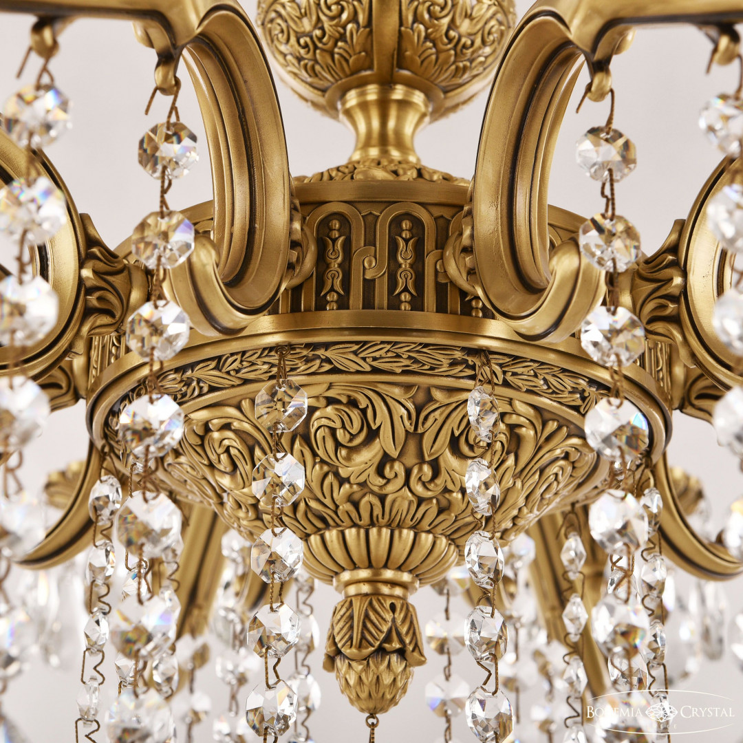 Люстра бронзовая с хрусталём 72202/10/250 A FP