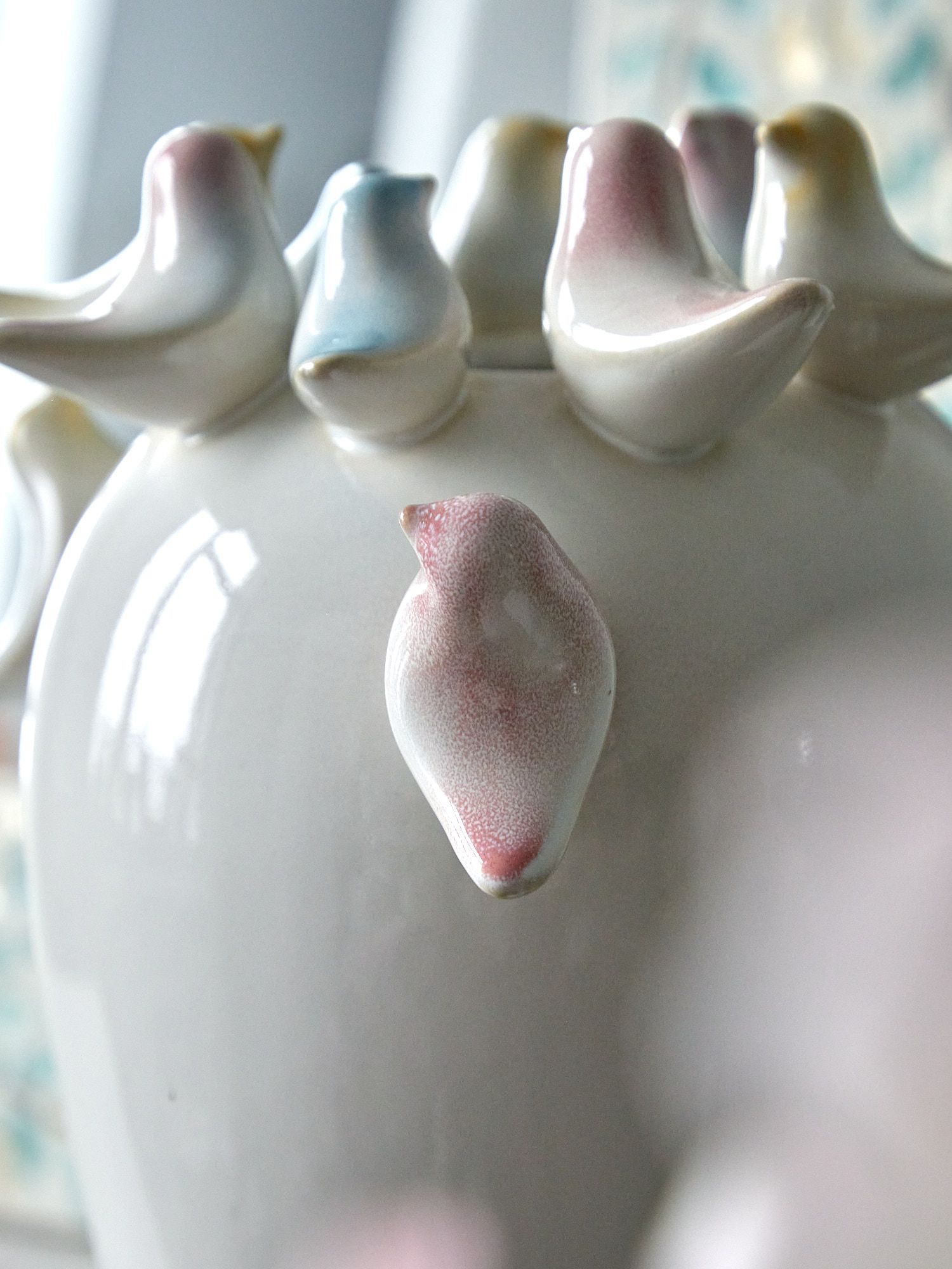 Ваза с птичками Glasar 74-046