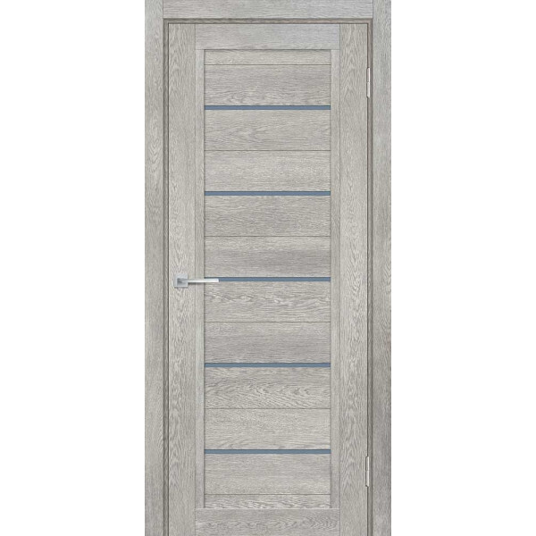 Межкомнатная дверь Graf ТЕХНО-809 серый лакобель Чиаро гриджио (2000 х 800)