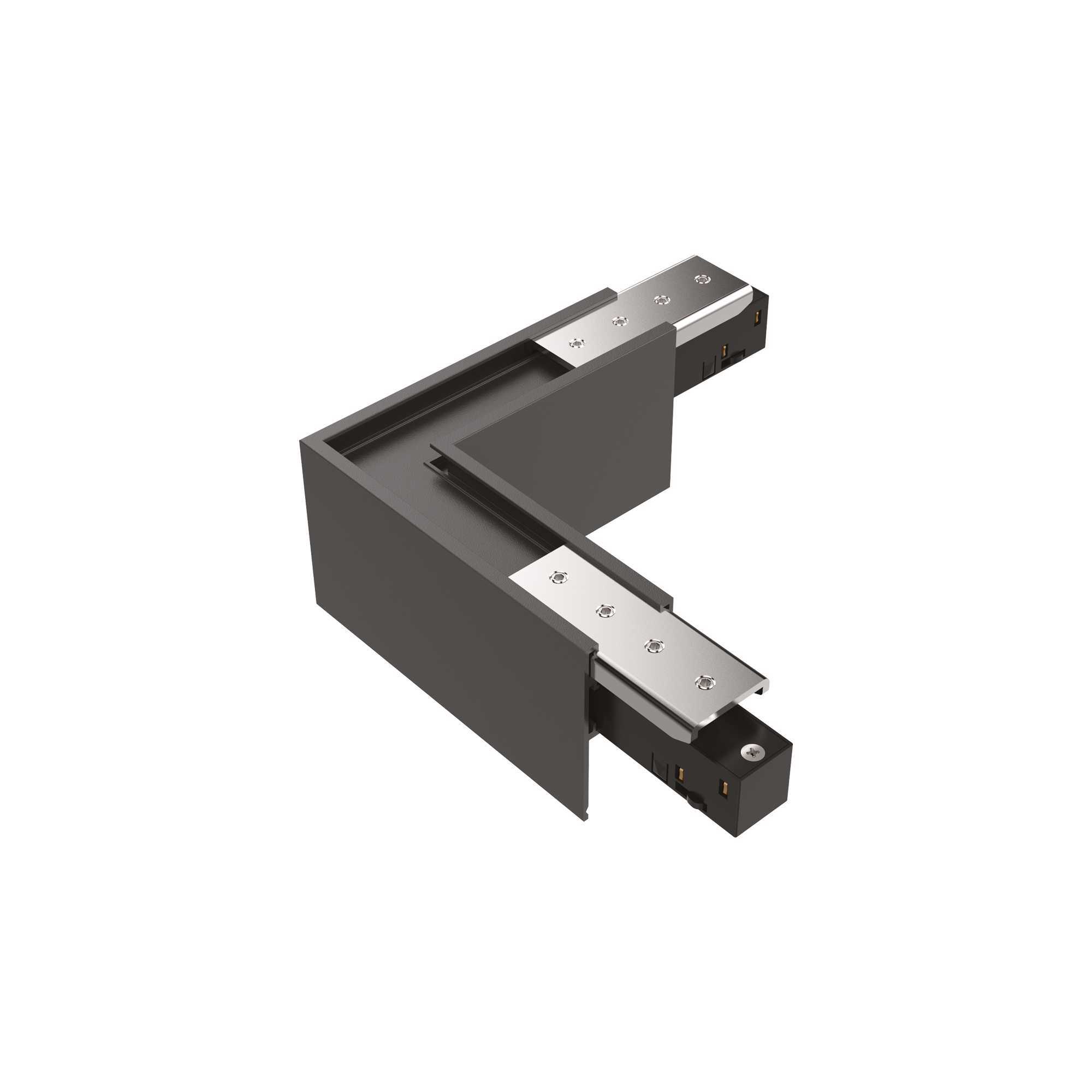 Крепление угловое горизонтальное Ideal Lux EGO KIT SURFACE HIGH L ELECTR CONN HORIZ DALI BK 286211