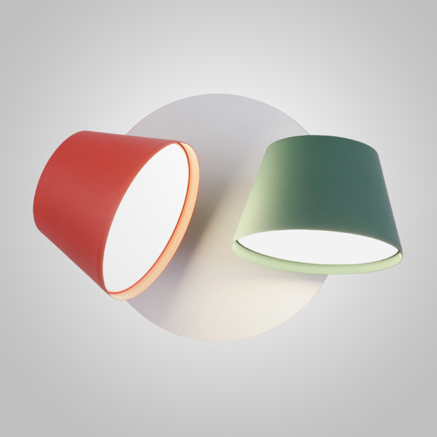 Бра PAIL L2 Pink Green by ImperiumLoft