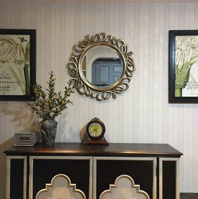 Зеркало в раме модерн Plexus Silver Art-Zerkalo FA106SL