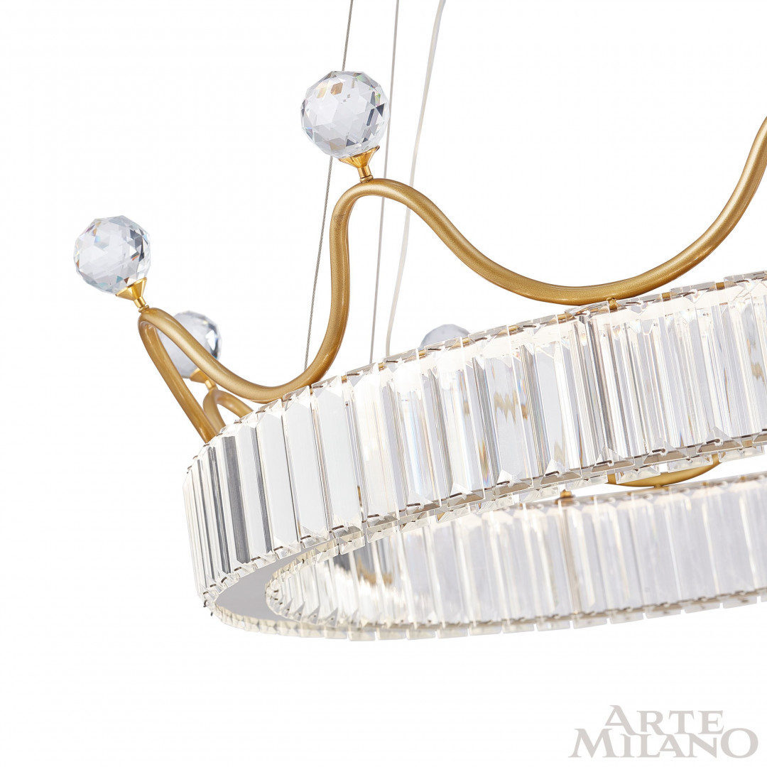 Люстра светодиодная с пультом 310322/D500 GD Arte Milano