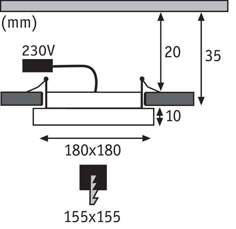 Встраиваемый светильник Paulmann 92949