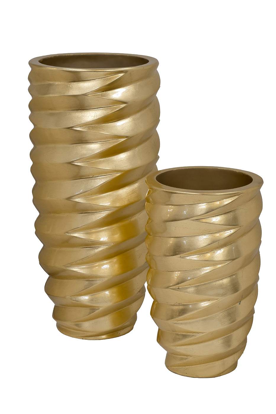 Кашпо золотое Garda Decor ZS2058-27