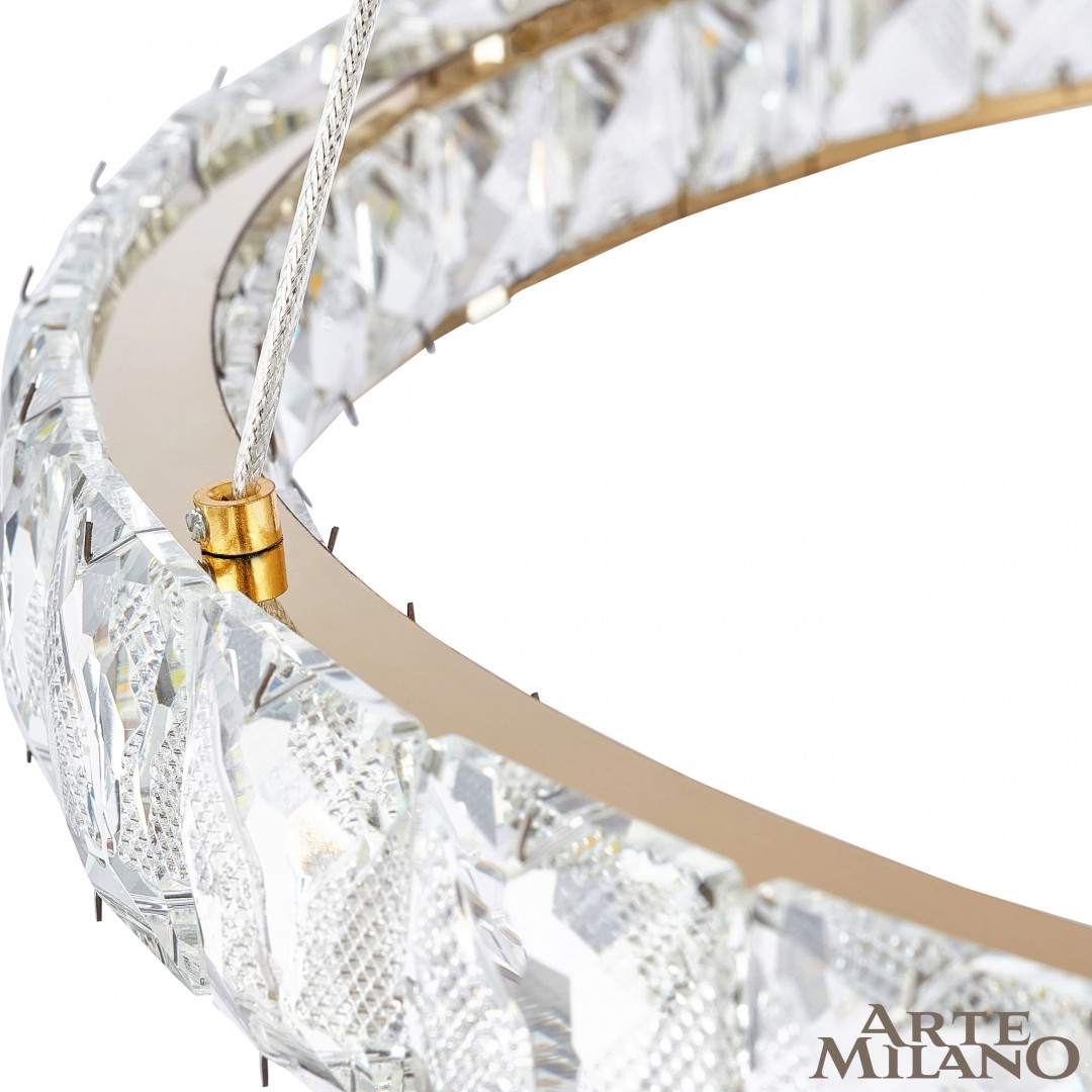 Люстра светодиодная с пультом 311311/D800 GD Arte Milano