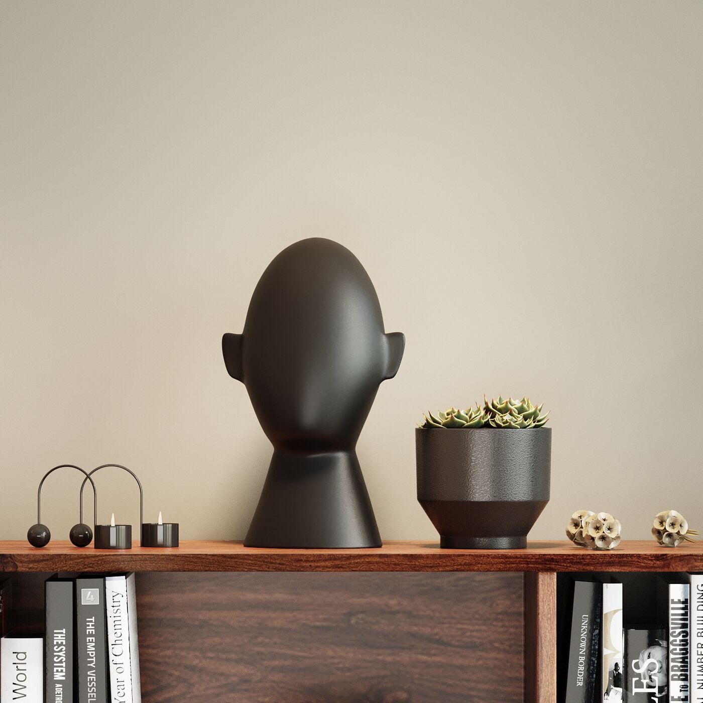 Предмет декоративный KARE Faces 53919