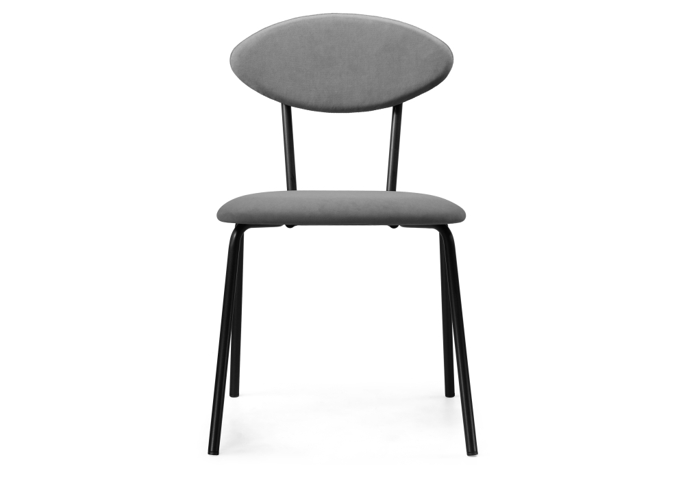 Стул Woodville Мареон катания сильвер / черный матовый 502315