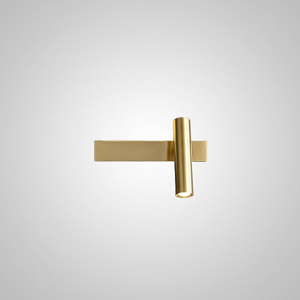Настенный светильник JENIUS L25 Brass Right by ImperiumLoft