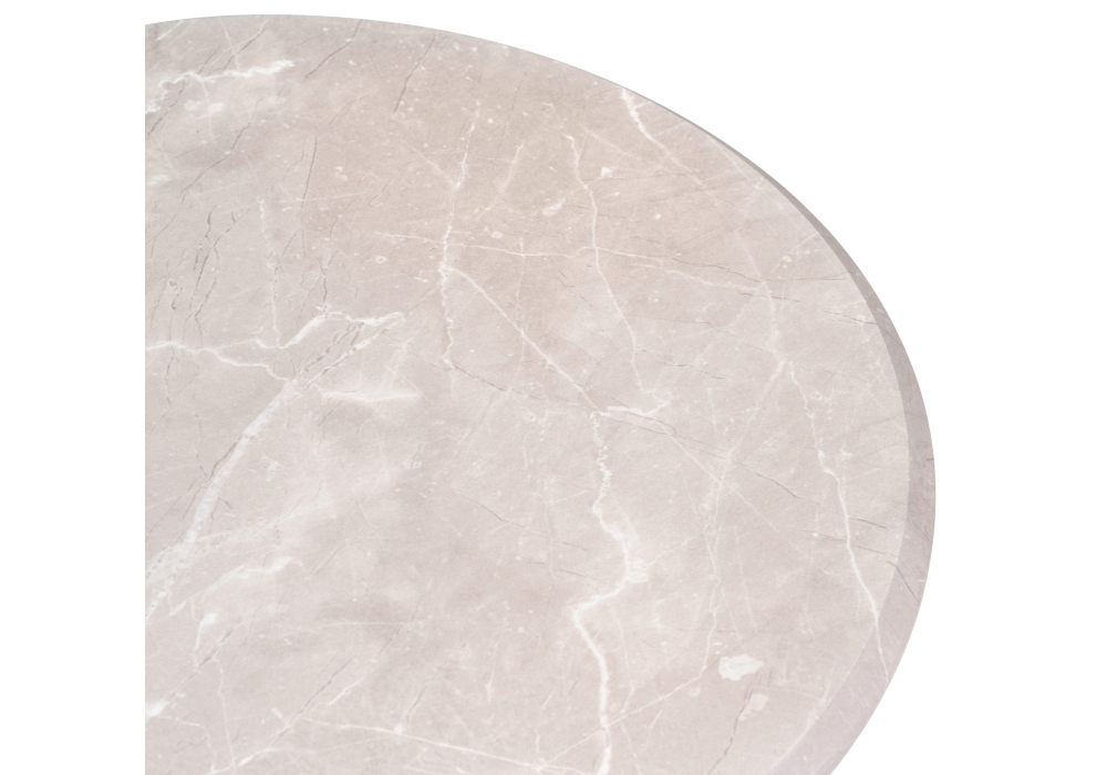 Журнальный стол Woodville Грейс мрамор серый / черный 516566