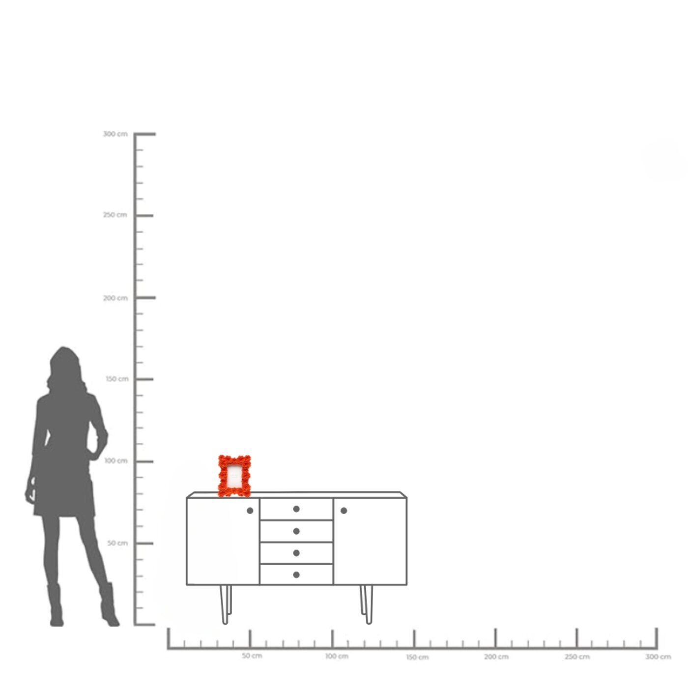 Фоторамка Flowerdream Orange 10x15cm KARE 57879