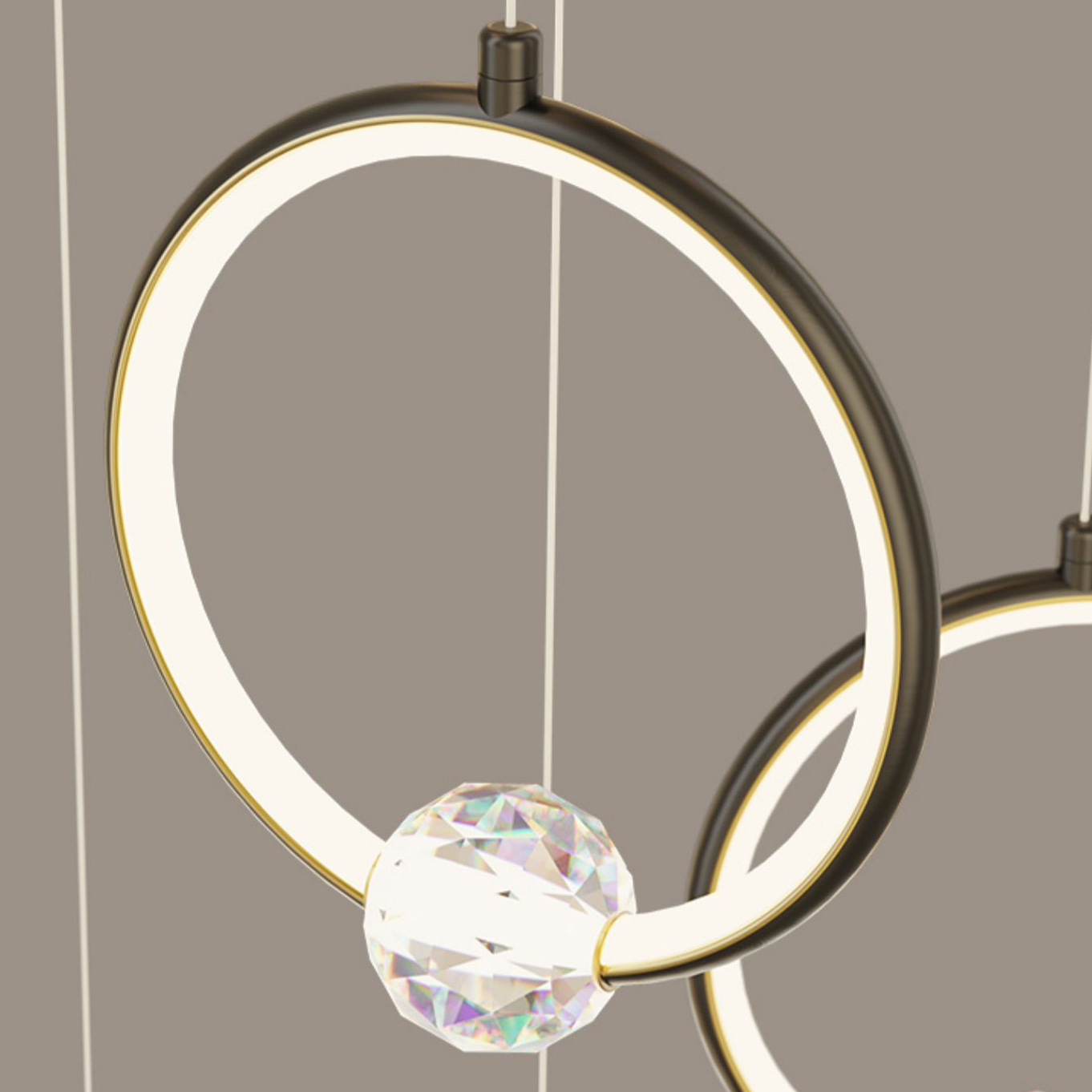 Подвесной светильник LUANA MORE L10 Black by ImperiumLoft