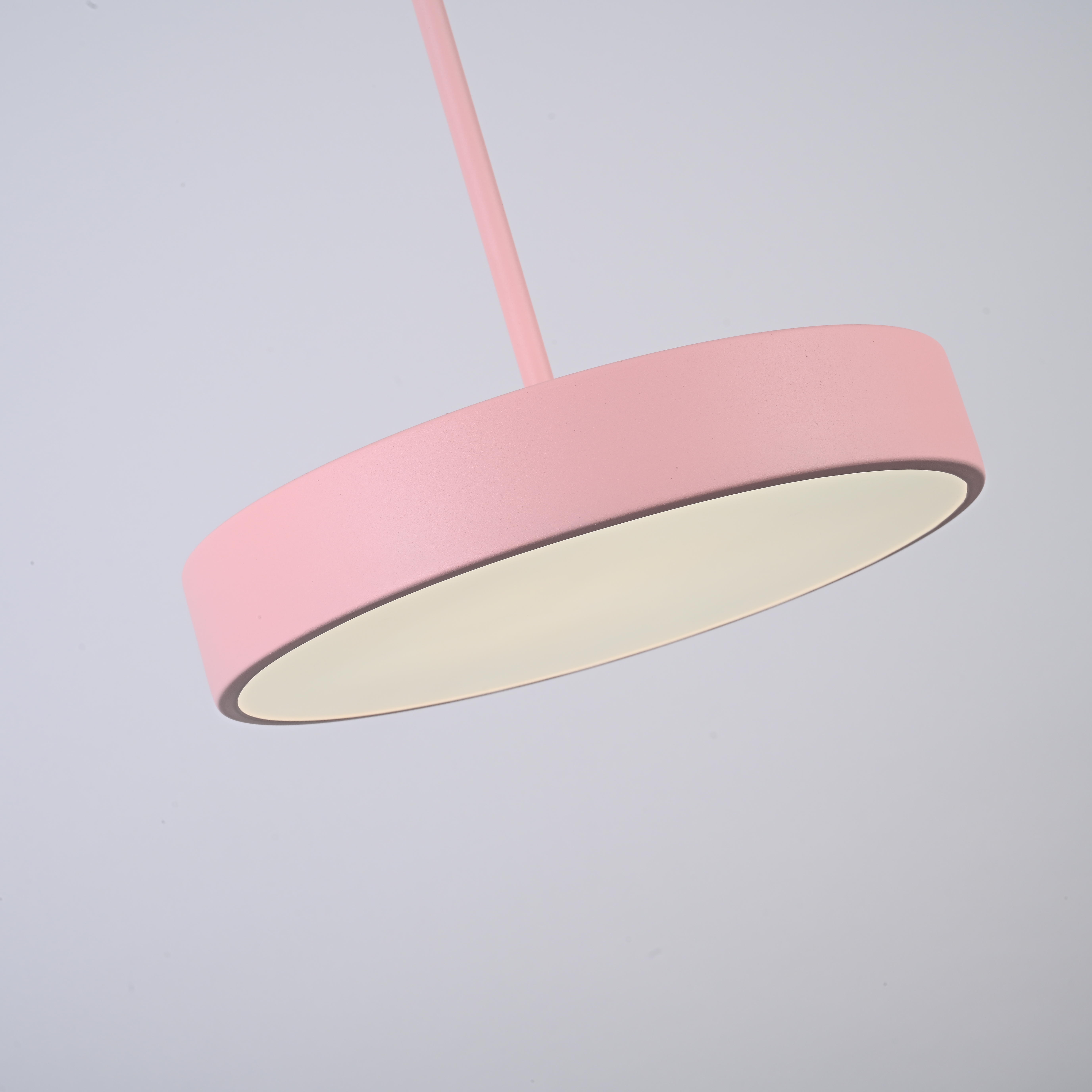Подвесной светильник TURNA ONE D30 Pink by ImperiumLoft