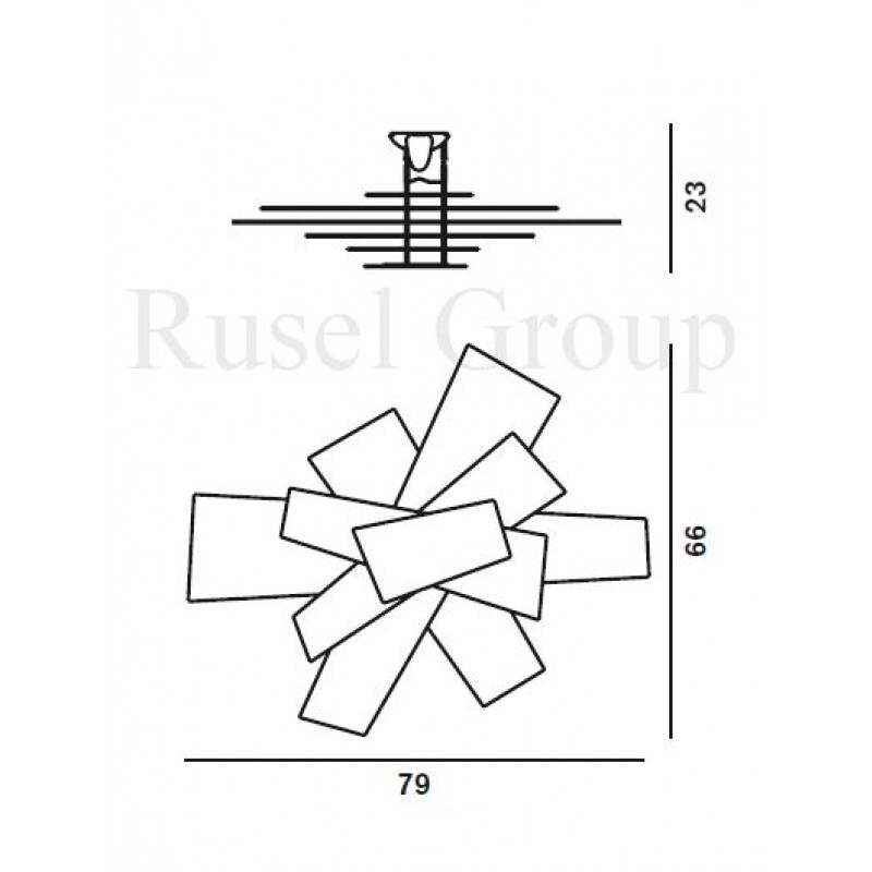 Подвесной светильник Foscarini Big Bang soffitto