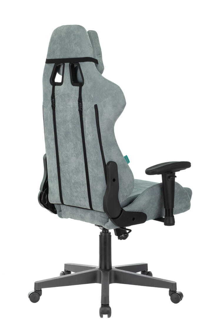 Кресло игровое Бюрократ VIKING KNIGHT LT28 FABRIC серо-голубой Stool Group