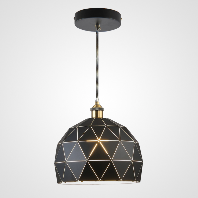 Подвесной светильник MELON D30 White/Black by ImperiumLoft