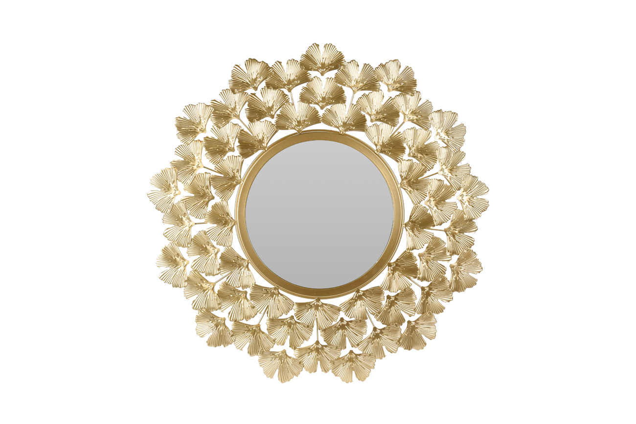 Зеркало декоративное "Листья гинкго" Garda Decor HZ2002460