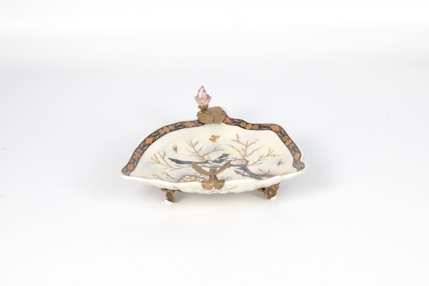 Блюдо со стрекозой Glasar HC950HM/HX1447